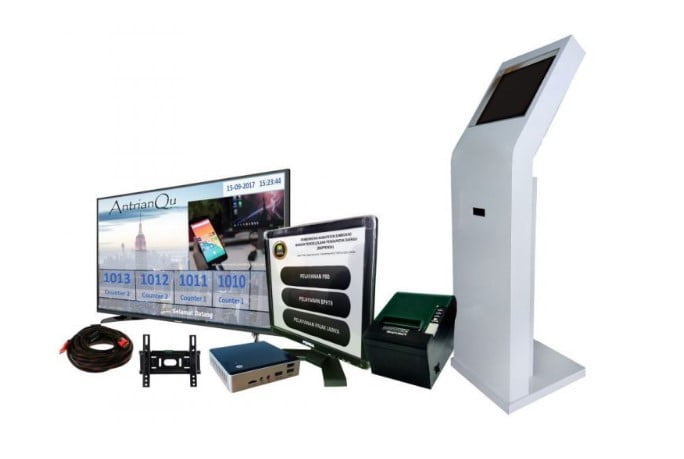 Mesin Antrian Touchscreen - Paket D - MESIN ANTRIAN, PALANG PARKIR, SMART  KIOSK