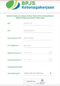 SISTEM ANTRIAN ONLINE BPJS KETENAGAKERJAAN